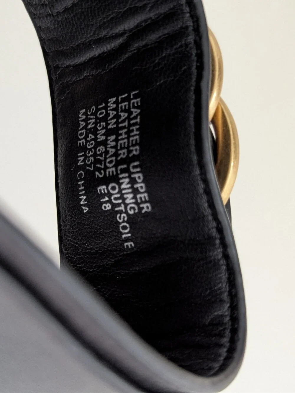 EUC! Tory Burch Marsden Sandal In Black Leather Size 10.5